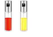 1 Borrifador Spray Pulverizador De Azeite Óleos Vidro Inox 1 Borrifador Spray Pulverizador De Azeite Óleos Vidro Inox