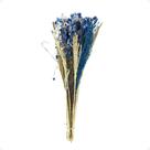 1 Buquê Desidratado Azul Natural Decoração Arranjo Bonito