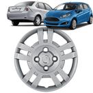 1 Calota Fiesta Supercharger 2003 Aro 14 Polegadas Parafuso Cubo Baixo Grid