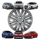 1 Calota Modelo Kicks City Fit New Fit Wrv Civic Aro 16 Cubo Padrão Grafite