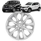 1 Calota Modelo Mobi 2021 Aro 14 Polegadas Parafuso Cubo Baixo Grid