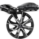 1 Calota Universal Modelo Prime Aro 14 Polegadas Parafuso Preto com Prata Elitte 1 Calota Universal Modelo Prime Aro 14 Polegadas Parafuso Preto com Prata Elitte