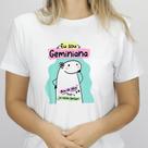 1 Camiseta Bonequinho Flork Meme Horóscopo Geminiana Signo Gêmeos Sugestão Presente Amiga Namorados Aniversário Camisa Divertida