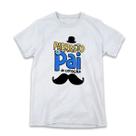 1 Camiseta Dia dos Pais Padrasto É Pai de Coração Bigode