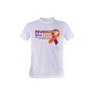 1 Camiseta Fevereiro Roxo Laranja Campanha Prevenção Doenças