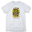 1 Camiseta Setembro Amarelo Prevenção Suicídio Não Desista