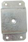 1 Chapa Reta Fixação Metal Palito Rosca 5/16