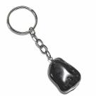 1 Chaveiro Pedra Signo de Peixes Onix Preto Rolado