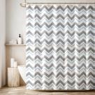 1 Cortina Box Banheiro Antimofo Ganchos 180x180 Pev Es M06
