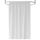 1 Cortina Box Banheiro Branca Pvc Antimofo Resistente