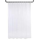 1 Cortina Box Banheiro Transparente Antimofo
