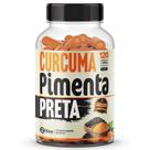 1 Cúr cuma Pimenta Preta 120 Cápsulas 500mg Premium