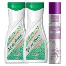 1 Desodorante Sedução Frescor e Bem estar + 2 Gel de Arnica Combate a Dor Muscular