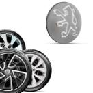 1 Emblema Peugeot Prata 48 mm para Calota Aro 13 14 15