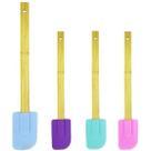 1 Espatula Pao Duro De Silicone Cabo Bambu 30x5cm