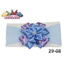 1 Faixa Cabelo C/Laço Infantil Bebê Meia De Seda Mod 29