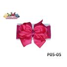 1 Faixa Cabelo Com Laço Infantil Bebê Meia De Seda Megalaço Boutique Duplo Premium 05