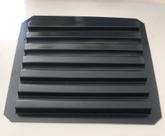 1 Forma Molde 3d Abs 40x40cm - Modelo Ripado