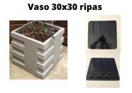1 Forma/molde De Vaso Abs 1,5mm 3d (ripas 30x30cm)