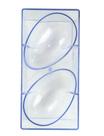 1 Forma Policarbonato Profissional Ovo 140x92x45 - 2 Cavidades 300g Ovos Caseiro Molde Páscoa