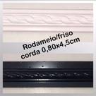 1 Forma Rodameio/Boiserie em ABS - Modelo Corda 0,80x4,5cm