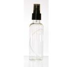 1 Frasco Pet Cristal De 240 Ml Válvula Spray Preto