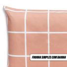 1 Fronha Avulsa 90cmx50cm Percal Flex Estampado 400 Fios Toque Acetinado