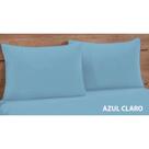 1 Fronha Simples com Zíper 70cmx50cm Percal 200 Fios 100 Algodão