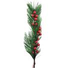 1 Galho De Pinheiro Natal Cerejas Enfeite Natalino 1 Galho De Pinheiro Natal Cerejas Enfeite Natalino