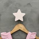 1 Gancho de parede infantil menina decoração formatos rosa