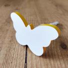 1 Gancho pendurador de parede Borboleta MDF laminado