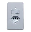 1 Interruptor Paralelo + 1 Tomada 20a 3p Gelo Radial 1807212 1 Interruptor Paralelo + 1 Tomada 20a 3p Gelo Radial 1807212