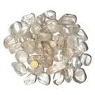 1 kg Cristal Transparente Rolado Pedra G 30 a 45mm Tipo A