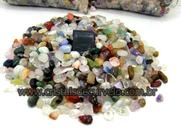 1 Kg de Pedras Roladas Sortidas de Cristais Naturais - Areia 1 a 5 mm Tipo B 1 Kg de Pedras Roladas Sortidas de Cristais Naturais - Areia 1 a 5 mm Tipo B