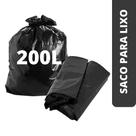 1 KG Saco De Lixo Preto Reforçado 200l