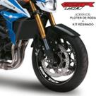 1 Kit Adesivos Cromados + 1 Kit Ploter Suzuki Gsr 750