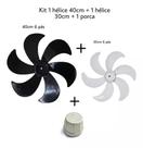 1 Kit C/ 1 Hélice Britânia 40 6p + 1 Helice 30 6p + Porca 1 Kit C/ 1 Hélice Britânia 40 6p + 1 Helice 30 6p + Porca