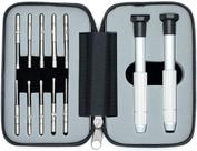 1 Kit Chave Precisao Relogio Relojoeiro Joalheiro Óculos Ourives arrumar celular computador notebook profissional fenda Philips boca ferramenta imã