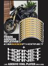 1 Kit Friso Adesivo Refletivo Cb600f Hornet + 1 Kit Ploter