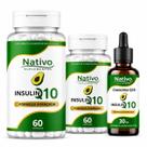 1 kit inslulinq10 2 pote 60 cápsulas e 1frasco 30ml