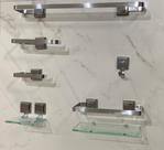 1 Kit Para Banheiro Luxo de Alumínio 6 Peças 1 Kit Para Banheiro Luxo de Alumínio 6 Peças