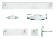 1 Kit Para Banheiro Mod Em Cor Incolor