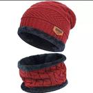 1 Kit Touca De Frio Gorro Forrada E Com Cachecol Gola De Lã
