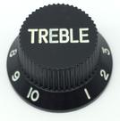 1 Knob Plástico TREBLE guitarra strato PST PRETO Unidade