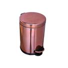 1-Lixeira Inox Rosê Gold Cozinha Banheiro 5 Litros Dualii 1-Lixeira Inox Rosê Gold Cozinha Banheiro 5 Litros Dualii