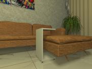 1. Mesa de Apoio MDF 18mm Lateral Sofá