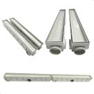 1 Metro Ralo Linear Oculto Seca Piso Branco Lavabo Piscina Banheiro