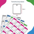 1 Mil Etiquetas Tag Para Precificação Roupas 30x38mm Sortida
