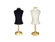 1 Mini Busto Expositor De Roupa Pet Malha Com Pedestal Madeira Petshop Loja Fibra Mascote Decoração