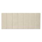 1 Módulo 60cmX20cm Cabeceira Modulada Estofada Palha Retangular Para Cama Box Queen King Solteiro ou Casal